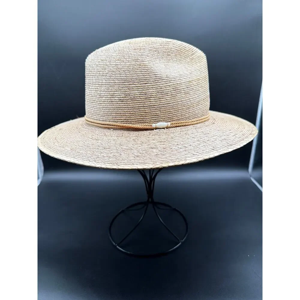 Legitimo Sahuayo Mexico Palm Straw Cowboy Hat Size 55 US 6 7/8 Small Western Cap